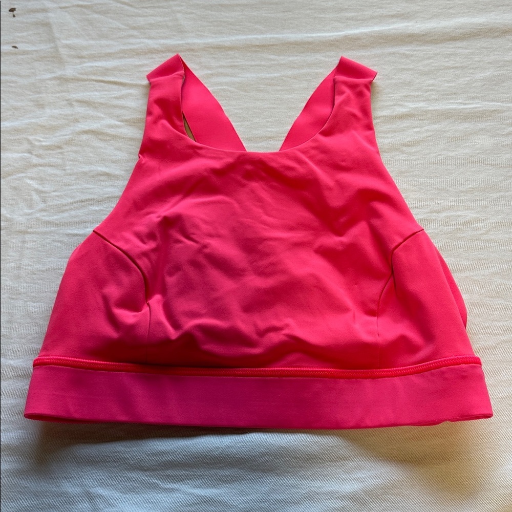 Lululemon Neon Pink Sports Bra